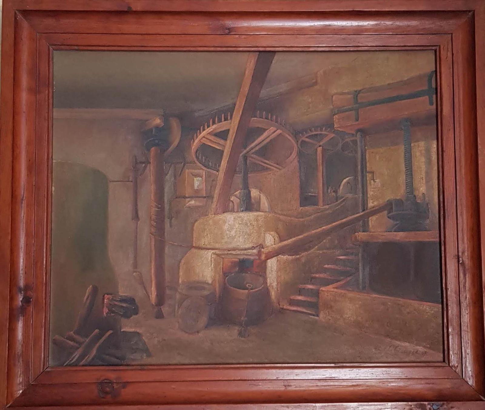 Peinture du moulin en 1948